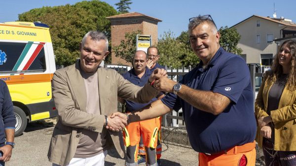 Consegna del progetto in favore della Croce di San Giovanni Città di Castello