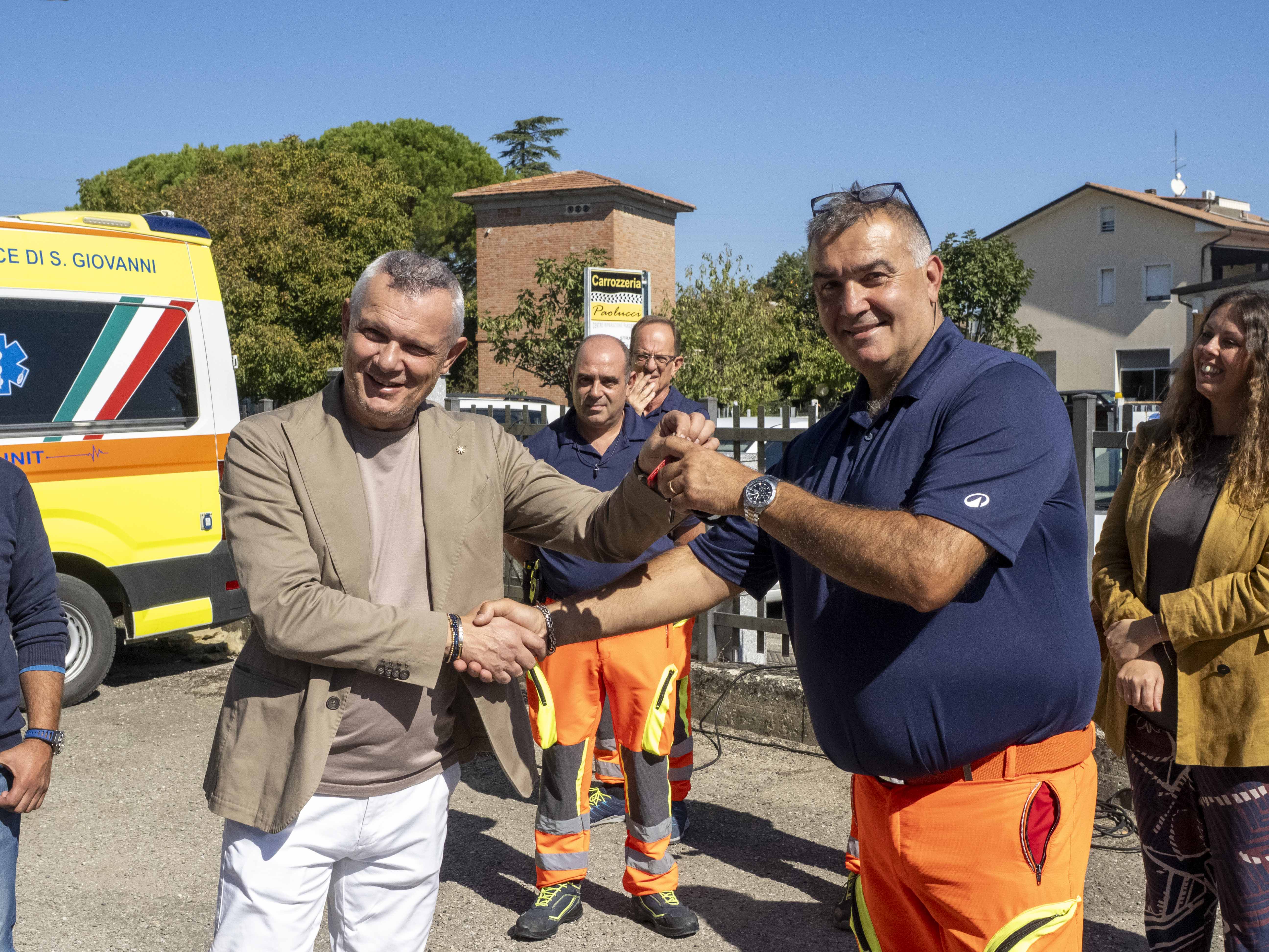 Consegna del progetto in favore della Croce di San Giovanni Città di Castello